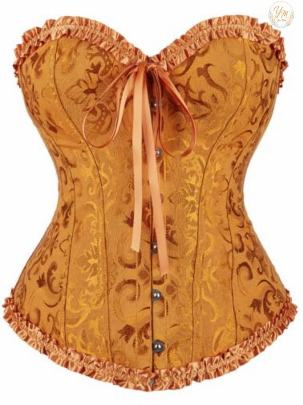 Renaissance Lace Up Corset Ren Faire Bustier Overbust